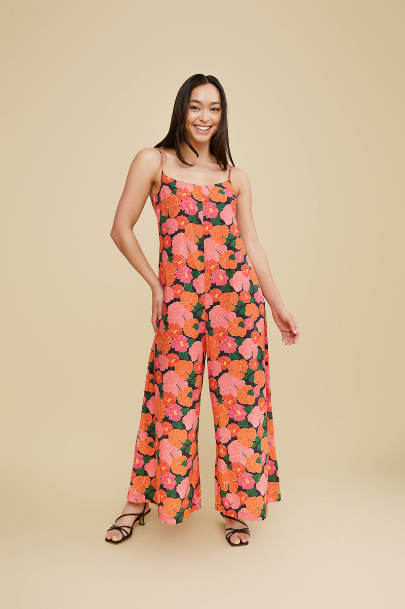 Lani Jumpsuit in Ruby