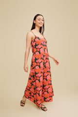 Lani Jumpsuit in Ruby