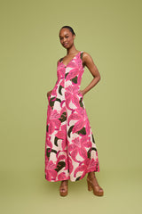 Lily Wide Leg Linen Jumpsuit