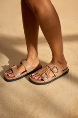 BILLINI Areli Slides Light Cashew