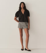 BRIGITTA TOP -- BLACK