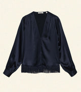 CANDACE TOP -- DEEP NAVY