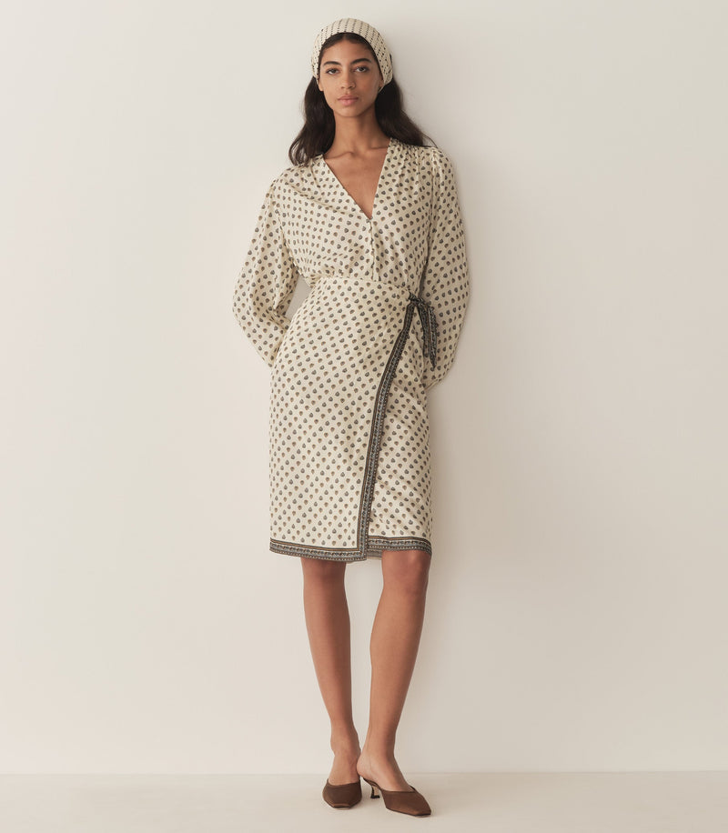 CANDACE TOP -- RIVIERA FOULARD