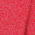 Polka Dot Print 1/2 Sleeve Midi Dress