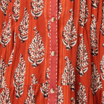 Feather Print Flare Sleeve Short Dress