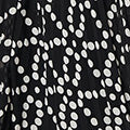 Polka Dot Hanky Hem Midi Dress