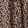 Animal Print Long Sleeve Short Dress