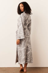 Kaia Cloud Jersey Kimono Robe in Whisper