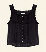 FIDELLA TOP -- BLACK