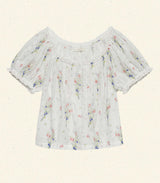 FREDERICA TOP -- PAINTED BOUQUET