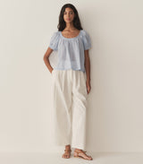 FREDERICA TOP -- ICY BLUE
