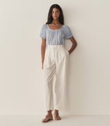 FREDERICA TOP -- ICY BLUE