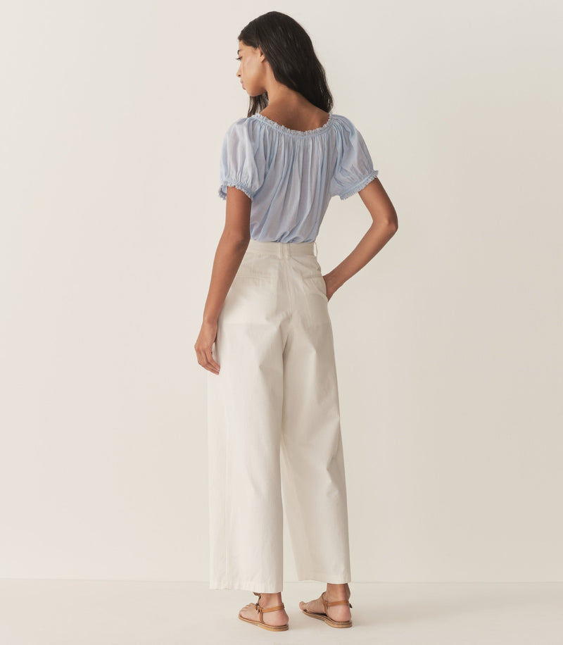 FREDERICA TOP -- ICY BLUE