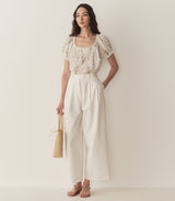 FREDERICA TOP -- PAINTED BOUQUET