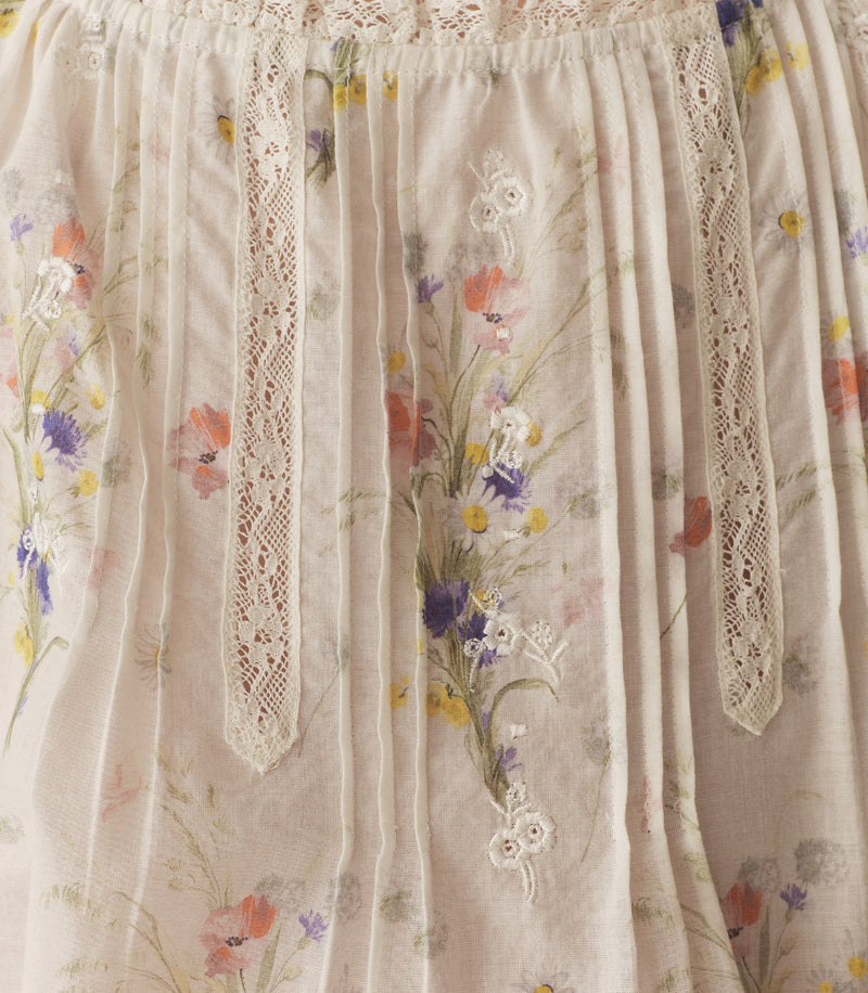 FREDERICA TOP -- PAINTED BOUQUET