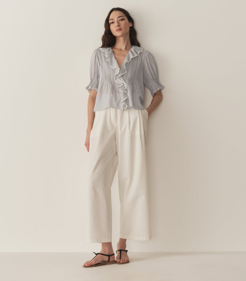 HENRI TOP -- ADELAIDE STRIPE