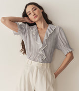 HENRI TOP -- ADELAIDE STRIPE