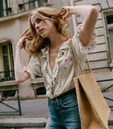 HETTIE TOP -- SEA SALT