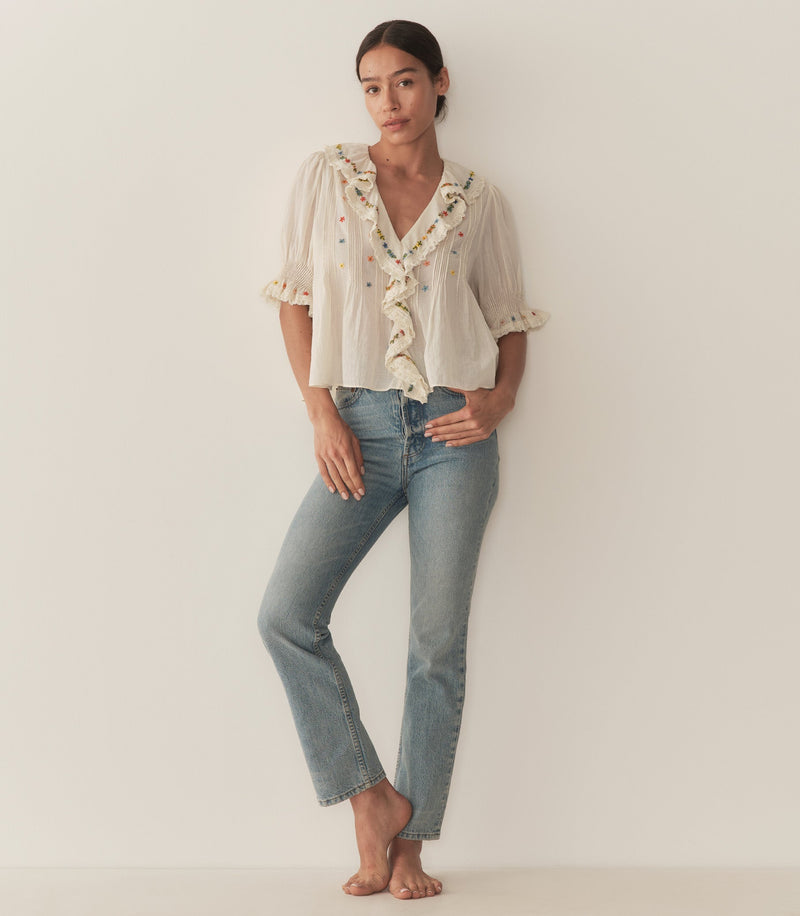 HETTIE TOP -- SEA SALT