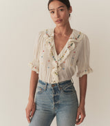 HETTIE TOP -- SEA SALT