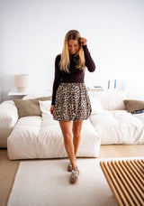 Leopard Justin Skirt