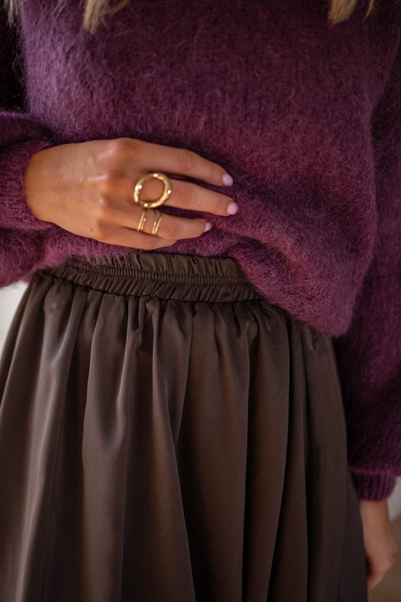 Chocolate Thoby Skirt