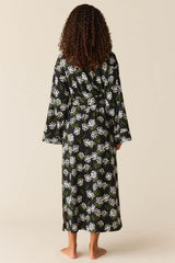 Kaia Cloud Jersey Kimono Robe in Blossom
