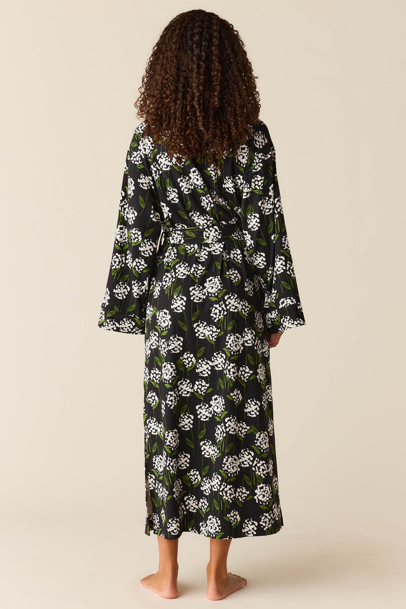 Kaia Cloud Jersey Kimono Robe in Blossom