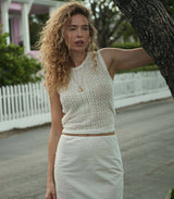 LEA TOP -- IVORY