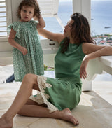 LOUDEN TOP -- LIGHT KELLY GREEN