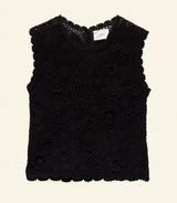 MARCIA TOP -- BLACK