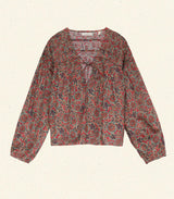 RENELLE TOP -- L'ORANGE SOLEIL FLEURIT