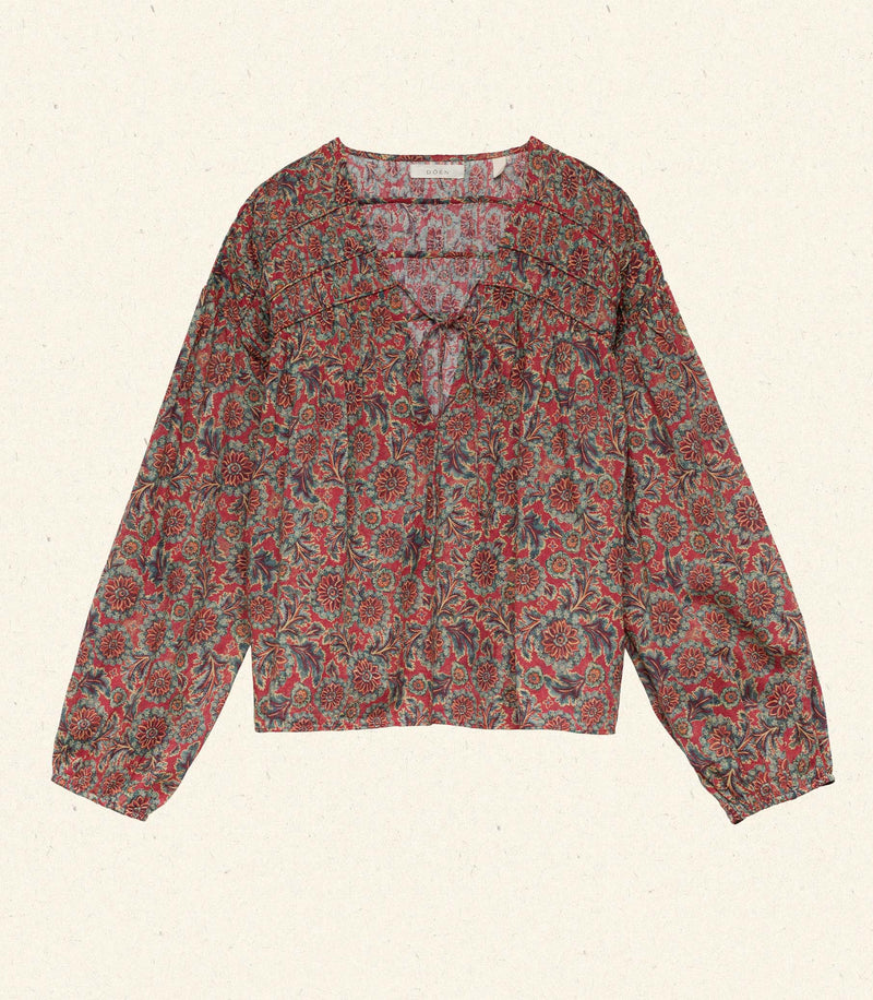 RENELLE TOP -- L'ORANGE SOLEIL FLEURIT