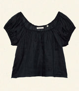SOLINA TOP -- BLACK