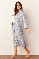 Vera Cloud Jersey Midi Robe in Villeroy