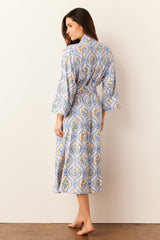 Vera Cloud Jersey Midi Robe in Villeroy