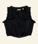 TRAVELER TOP -- BLACK