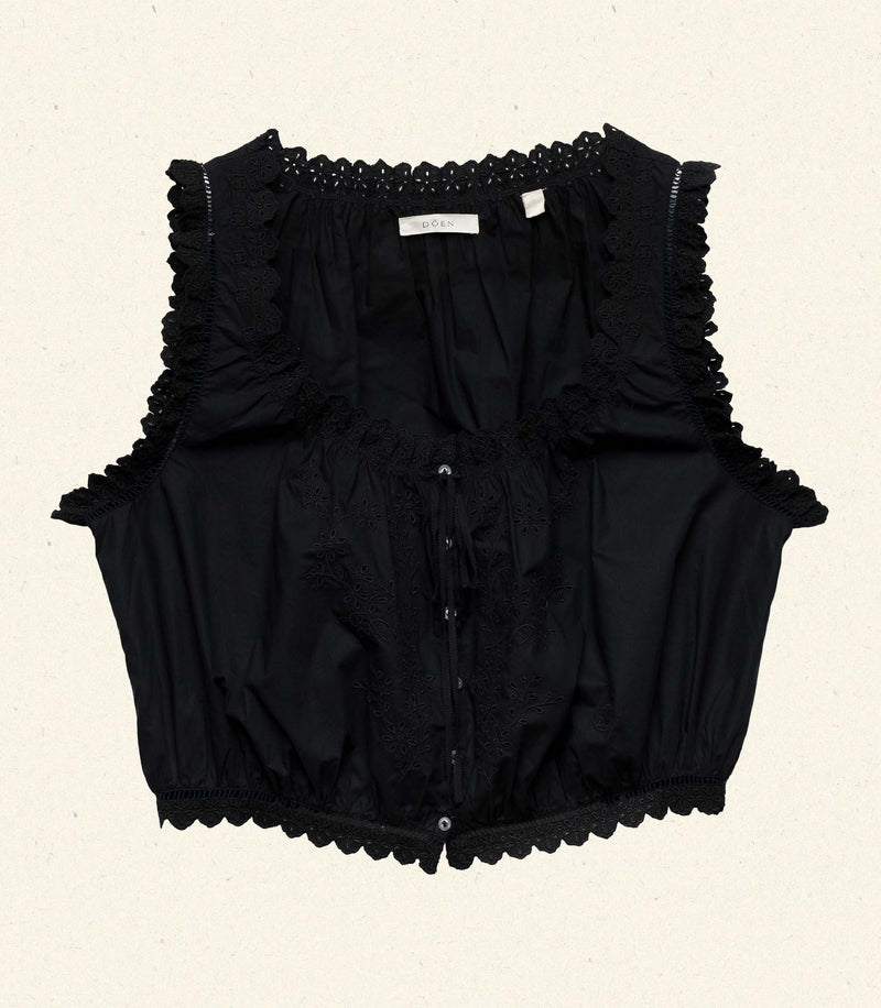 TRAVELER TOP -- BLACK