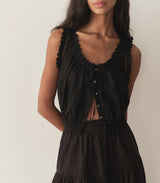 TRAVELER TOP -- BLACK