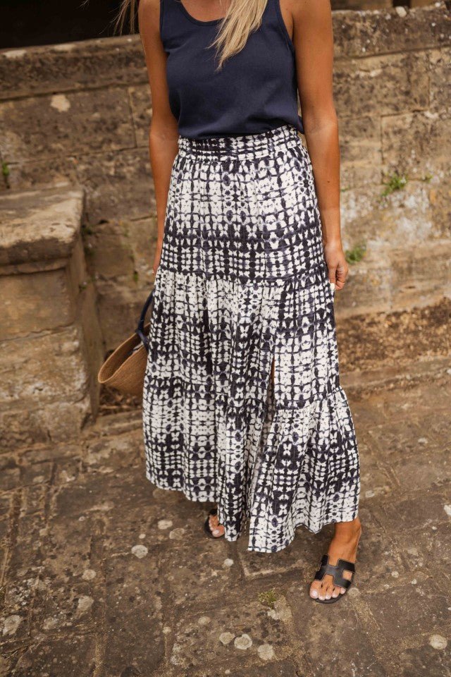 Blue Tie-Dye Gaelle Skirt