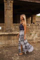 Blue Tie-Dye Gaelle Skirt