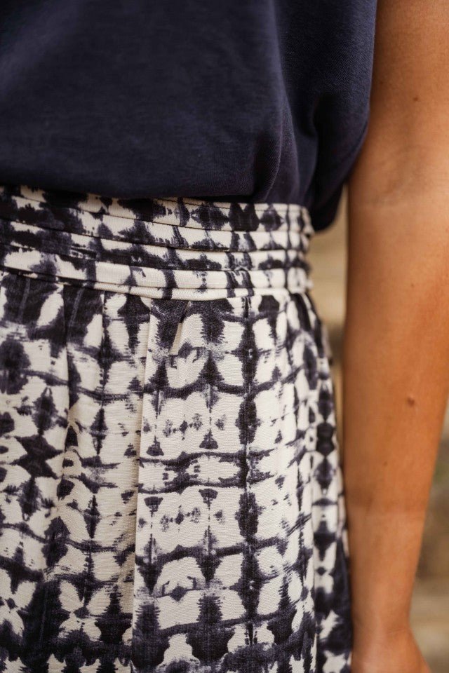 Blue Tie-Dye Gaelle Skirt