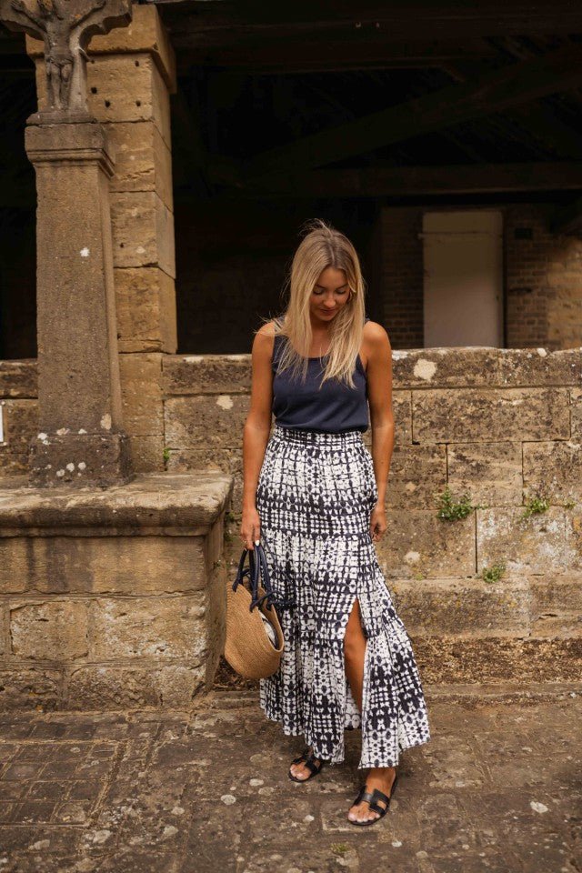 Blue Tie-Dye Gaelle Skirt