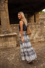 Blue Tie-Dye Gaelle Skirt