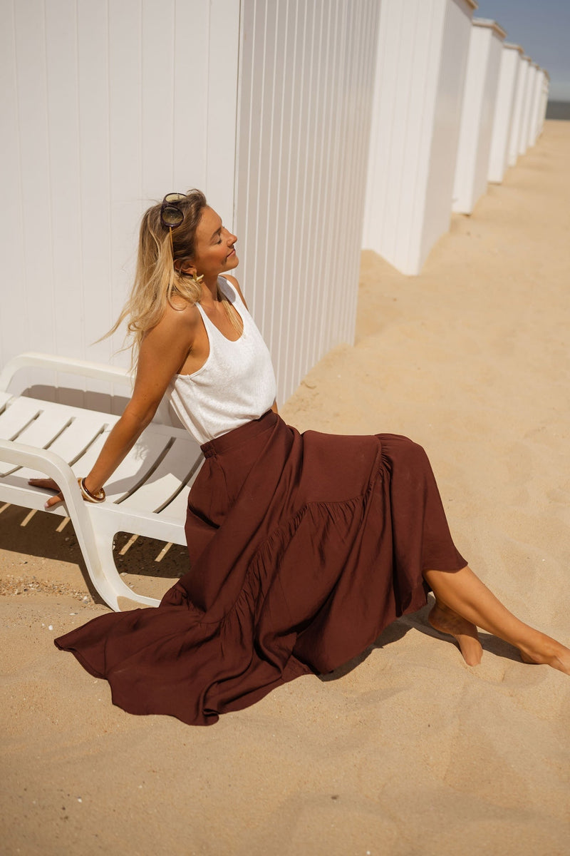 Brown Manhattan Skirt