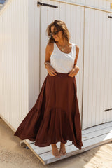 Brown Manhattan Skirt