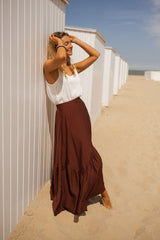 Brown Manhattan Skirt