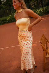 Yellow Floral Emy Skirt